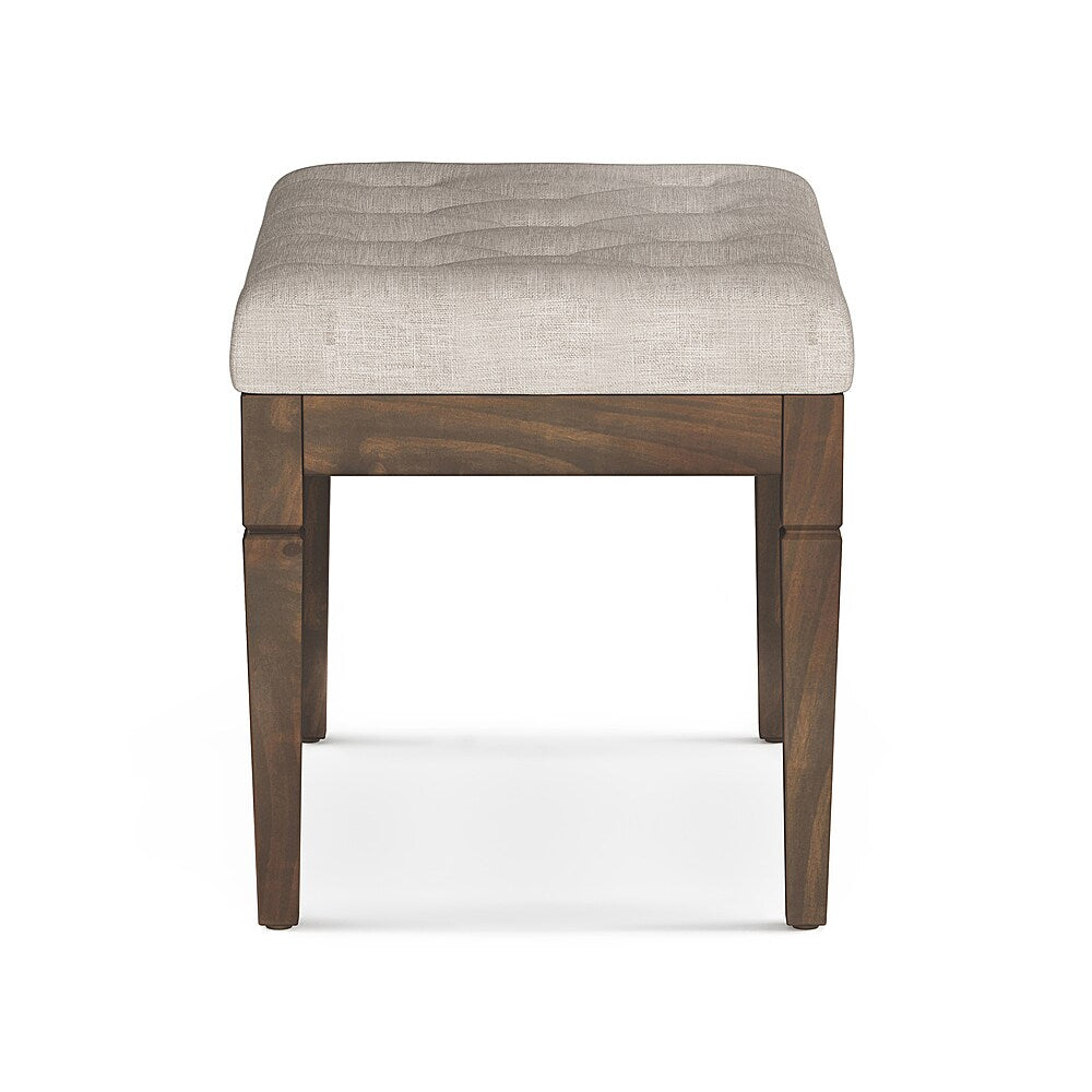 Simpli Home - Waverly Small Tufted Ottoman Bench - Natural_3