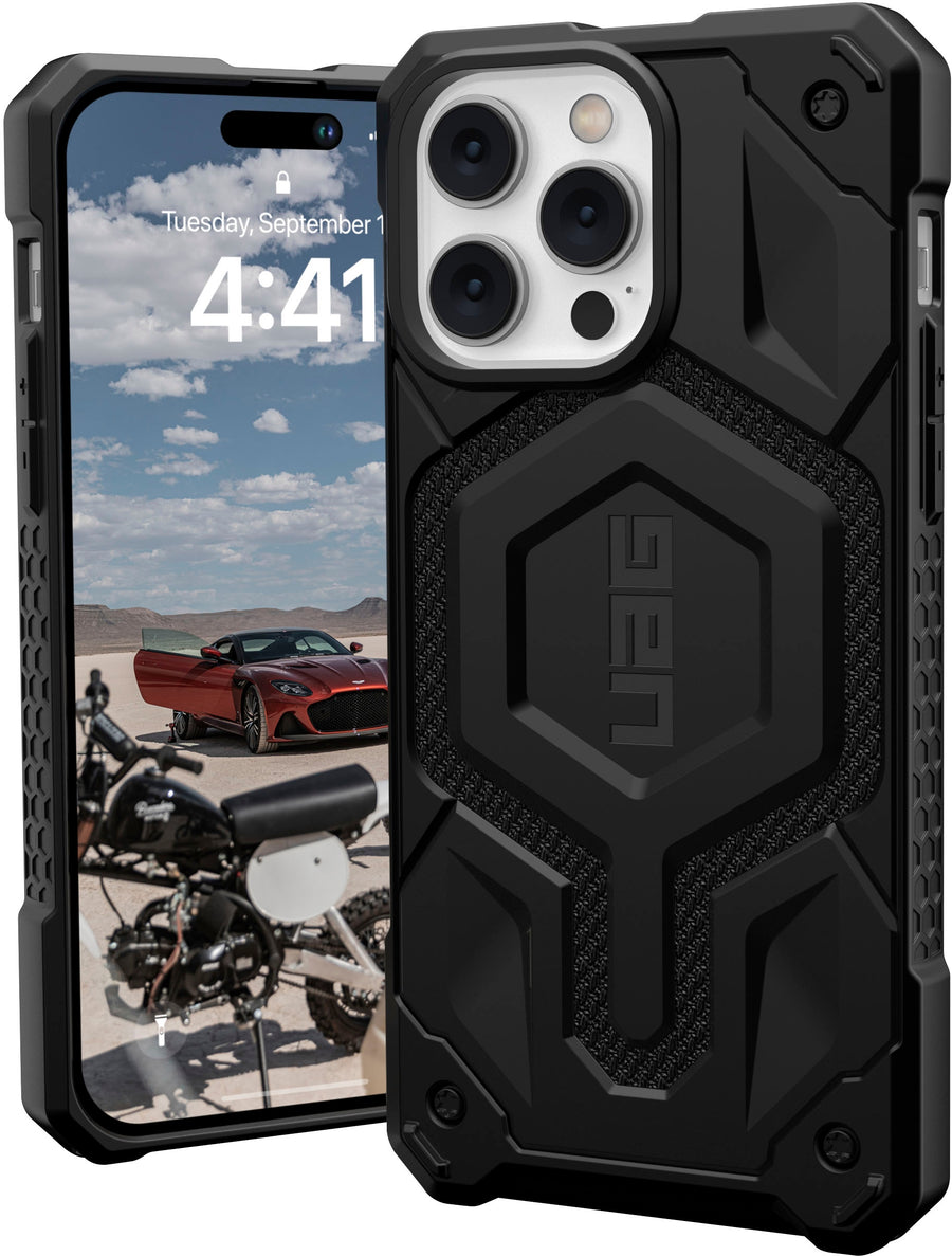 UAG - Monarch Series Case with Magsafe for iPhone 14 Pro Max - Kevlar Black_0