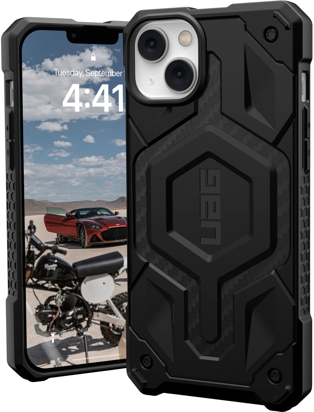 UAG - Monarch Series Case with Magsafe for iPhone 14 Plus 2022 - Carbon Fiber_0