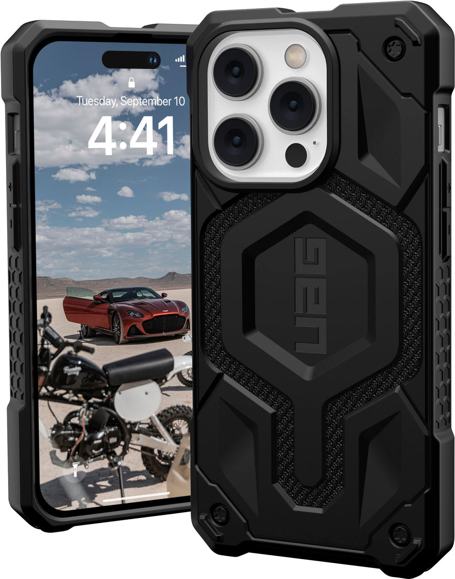 UAG - Monarch Series Case with Magsafe for iPhone 14 Pro - Kevlar Black_0
