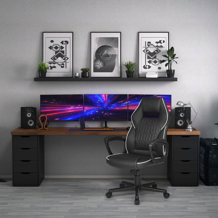 Insignia™ - Essential PC Gaming Chair - Black_6