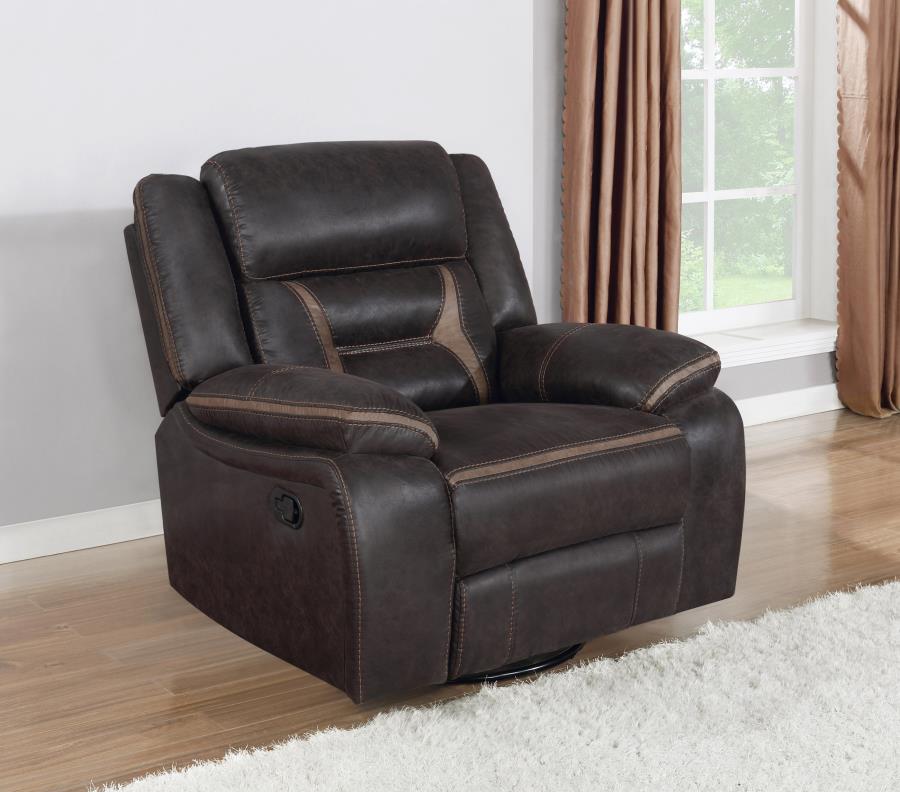 Greer Upholstered Tufted Back Glider Recliner_0