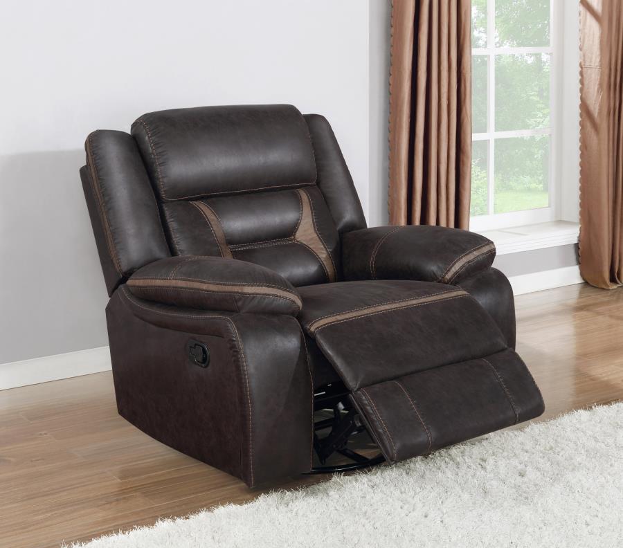 Greer Upholstered Tufted Back Glider Recliner_1