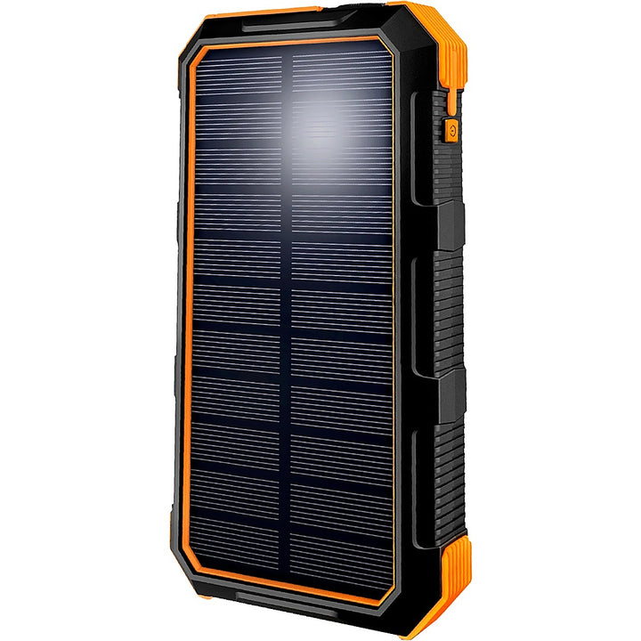 ToughTested - Solar24 24,000 mAh Portable Charger for Most USB-Enabled Devices - Black_0