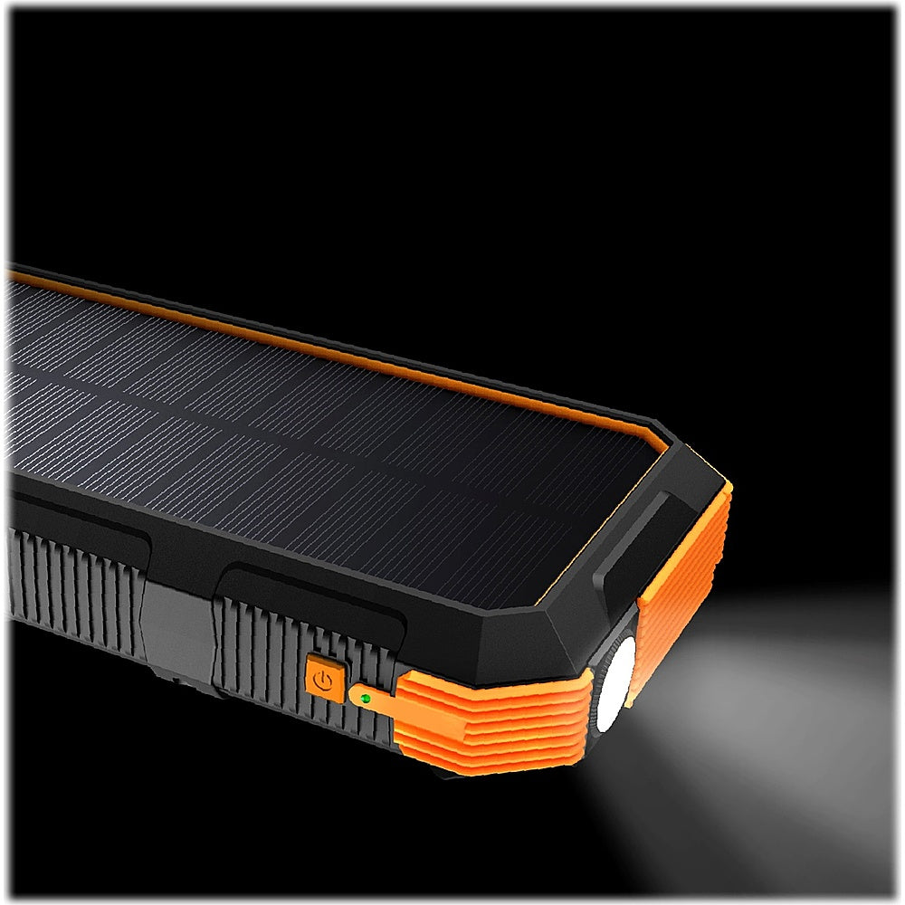 ToughTested - Solar24 24,000 mAh Portable Charger for Most USB-Enabled Devices - Black_2
