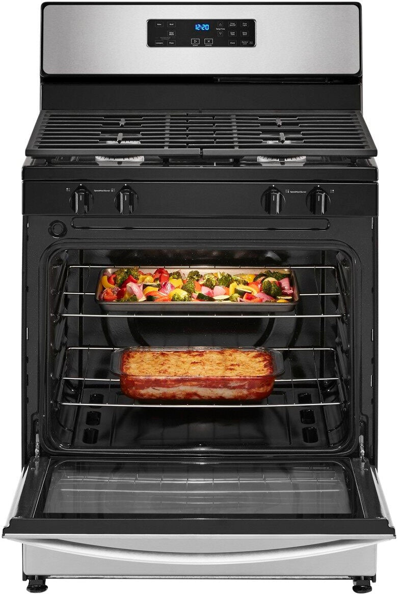 Whirlpool - 5.1 Cu. Ft. Freestanding Gas Range with Broiler Drawer - Stainless steel_13