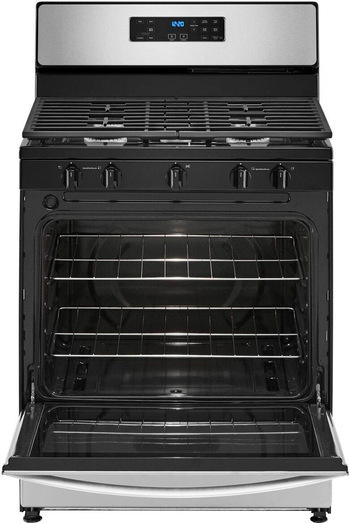 Whirlpool - 5.1 Cu. Ft. Freestanding Gas Range with Edge to Edge Cooktop - Stainless steel_8