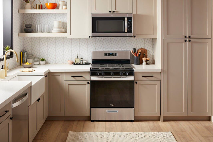 Whirlpool - 5.1 Cu. Ft. Freestanding Gas Range with Edge to Edge Cooktop - Stainless steel_11