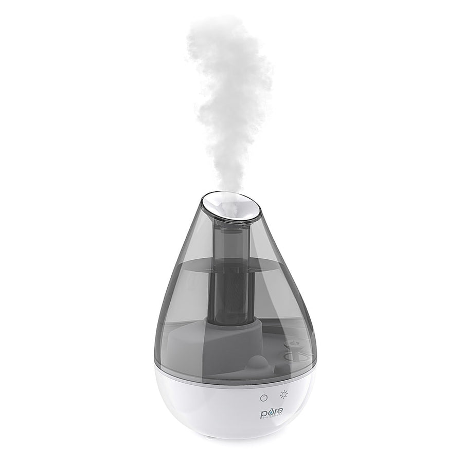 Pure Enrichment - MistAire Drop - Ultrasonic .34 Gal Cool Mist Humidifier - White_0