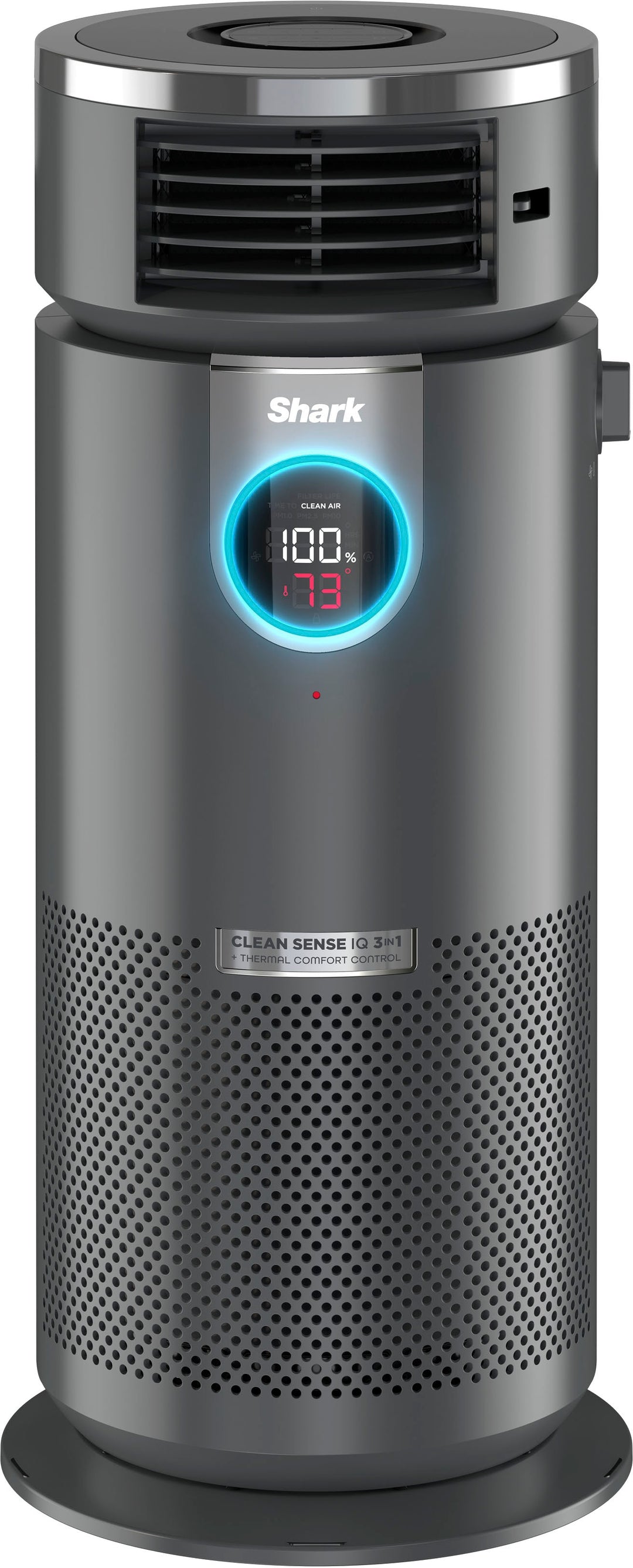 Shark Air Purifier 3-in-1 with True HEPA Filter, Air Purifier, Purified Heat, Purifed Fan, Odor Lock, 500 sq. ft. - Black_0