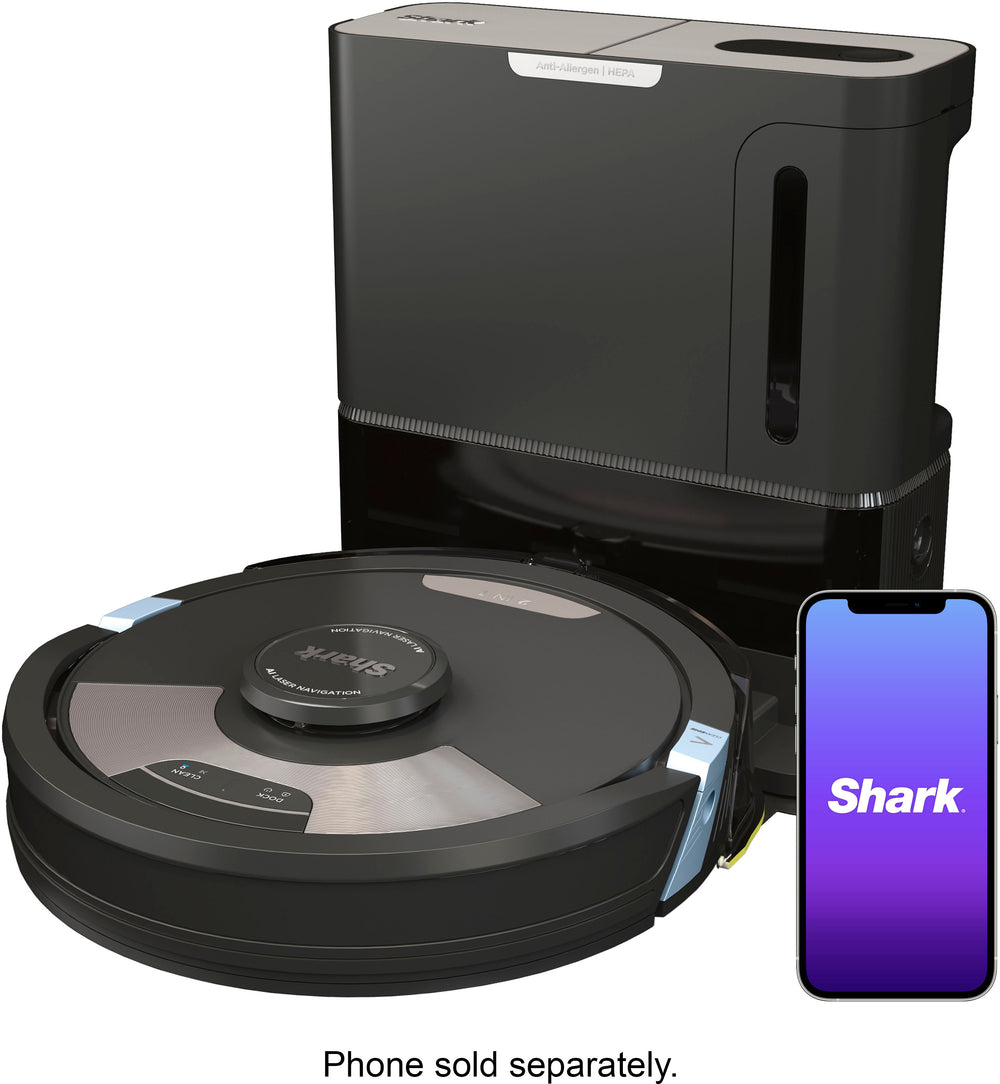 Shark - AI Ultra 2-in-1 Robot Vacuum and Mop with XL HEPA Self-Empty Base, Matrix Clean Navigation - Black_1
