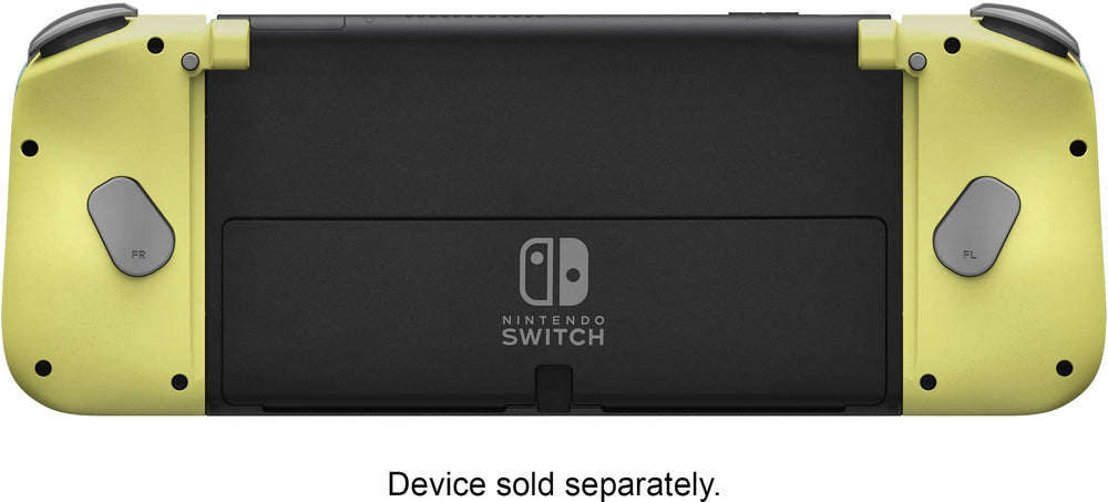 Hori - Split Pad Compact for Nintendo Switch - Light Gray & Yellow_1
