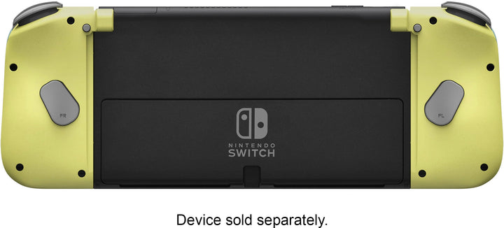 Hori - Split Pad Compact for Nintendo Switch - Light Gray & Yellow_1