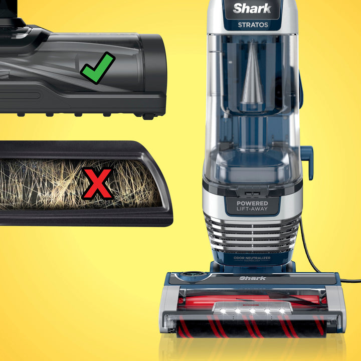 Shark - Stratos Upright Vacuum with DuoClean PowerFins HairPro, Self-Cleaning Brushroll, Odor Neutralizer Technology - Navy_5
