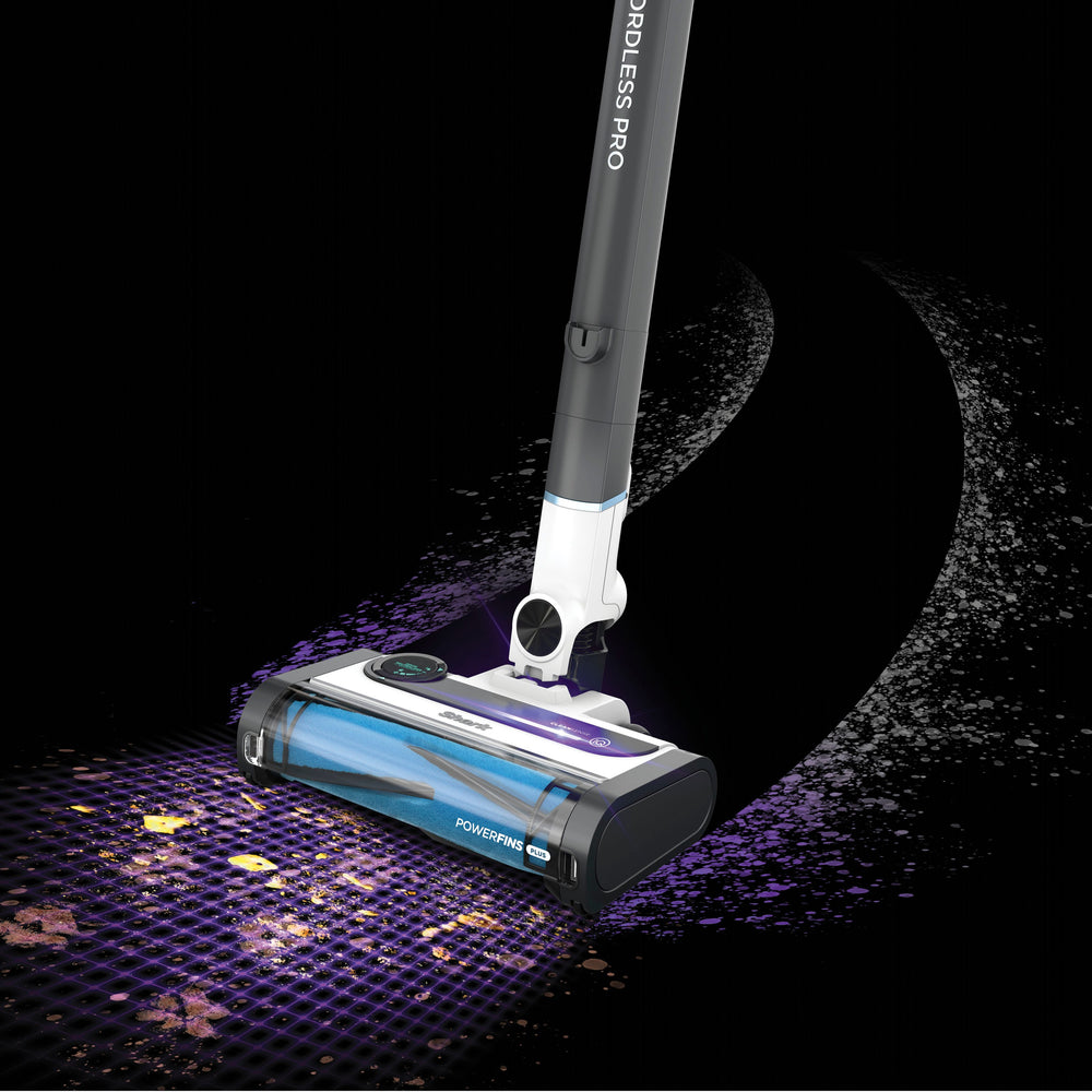 Shark - Cordless Pro Stick Vacuum with Clean Sense IQ and Odor Neutralizer, PowerFins Plus Brushroll - Light Blue_1