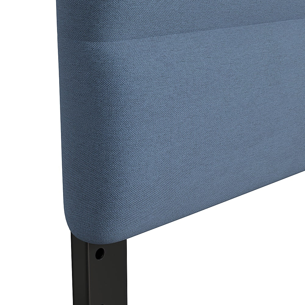 Flash Furniture - Paxton Channel Stitched Upholstered Headboard, Adjustable Height from  44.5" to 57.25" - Blue_4