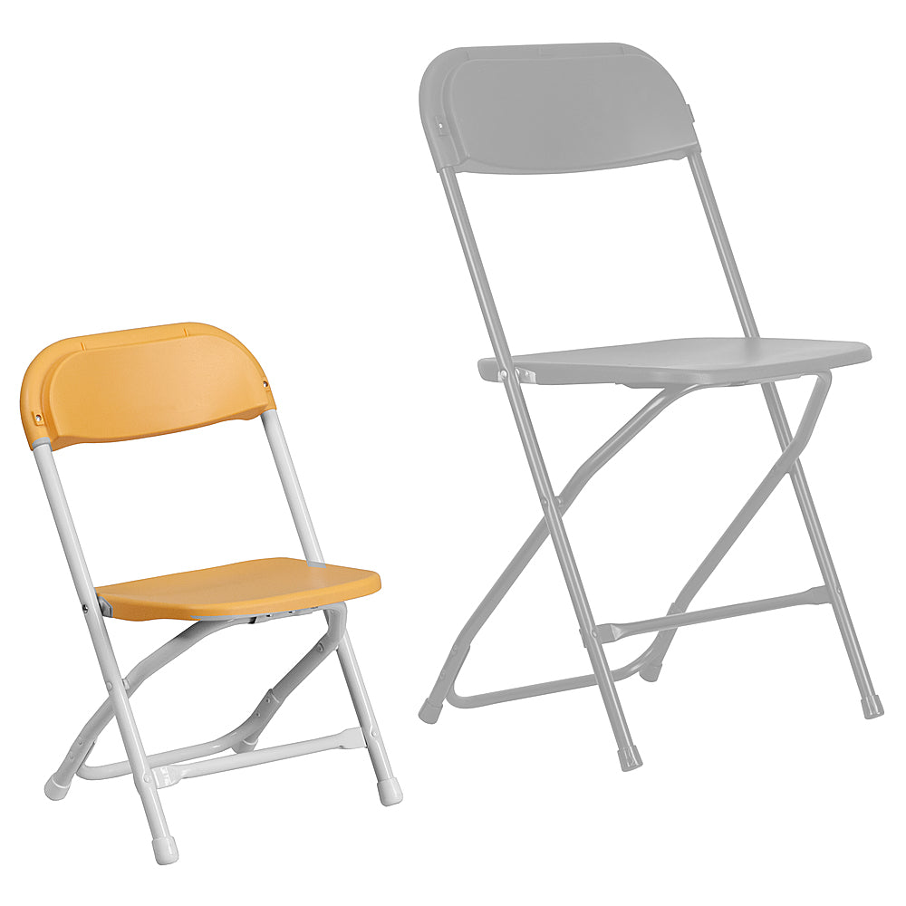 Flash Furniture - Timmy Kids Folding Chair - Yellow_1