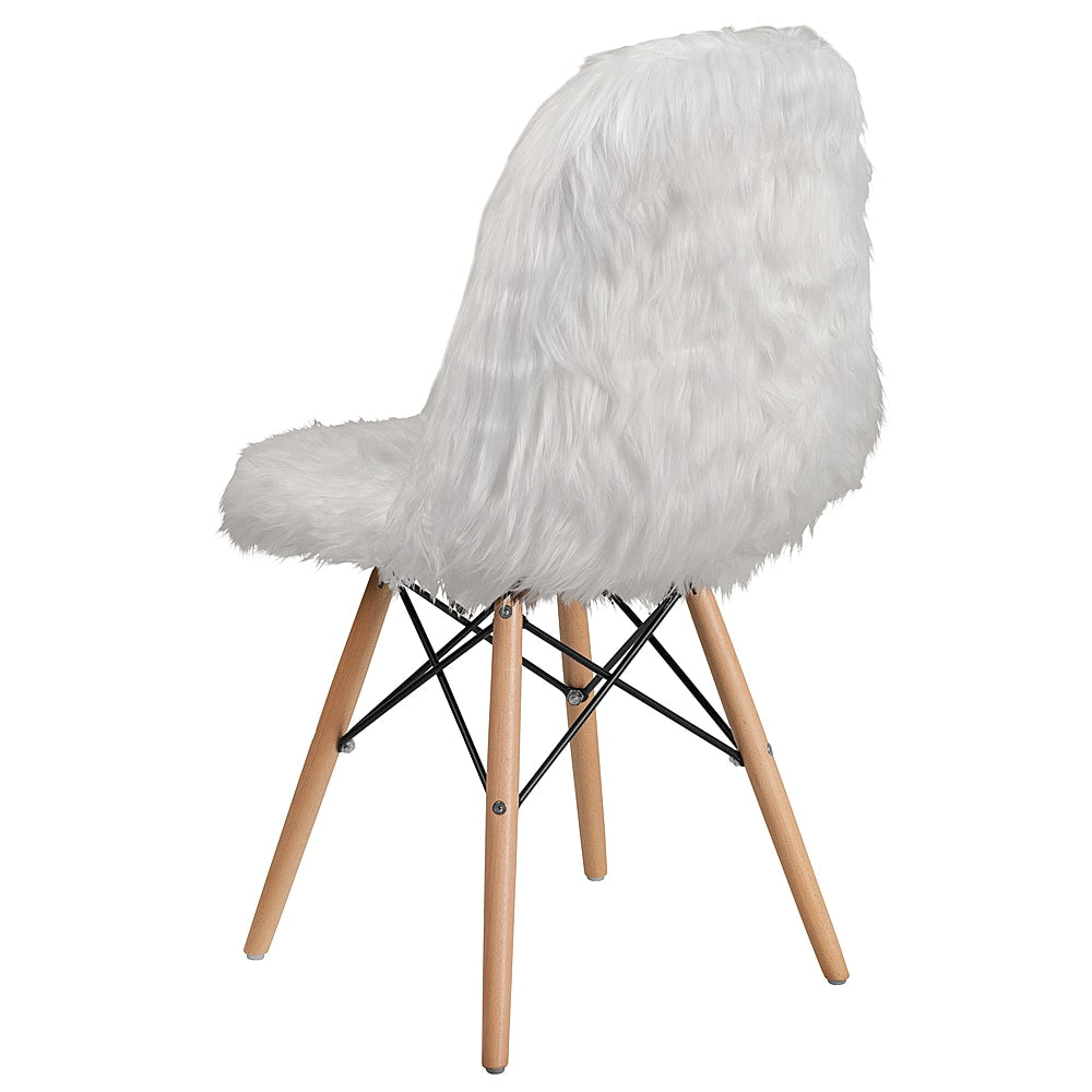 Flash Furniture - Shaggy Dog Accent Chair - White_5