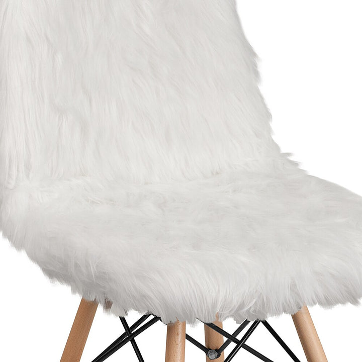 Flash Furniture - Shaggy Dog Accent Chair - White_4