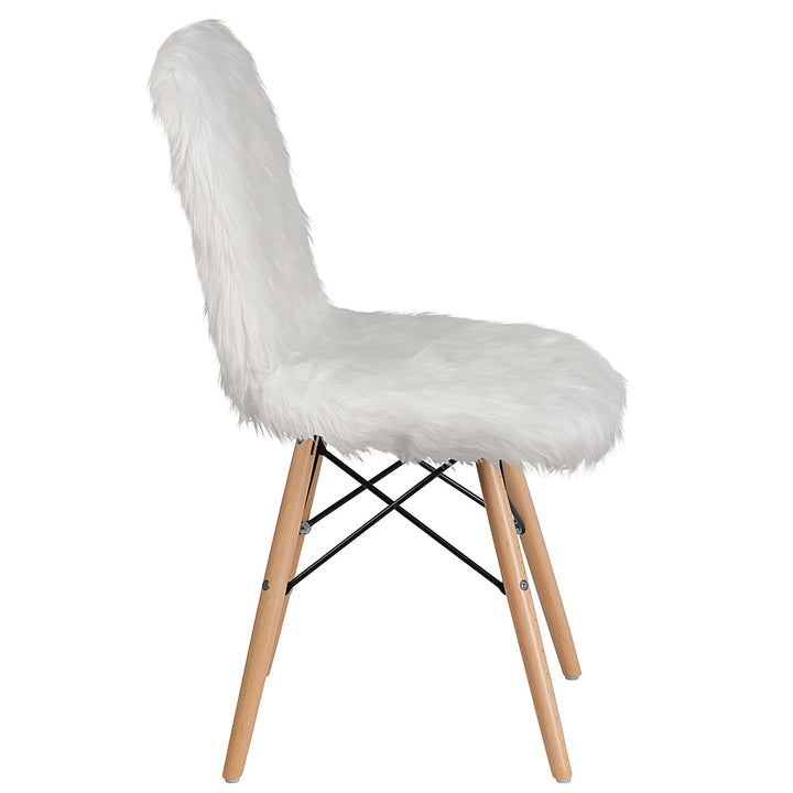 Flash Furniture - Shaggy Dog Accent Chair - White_3