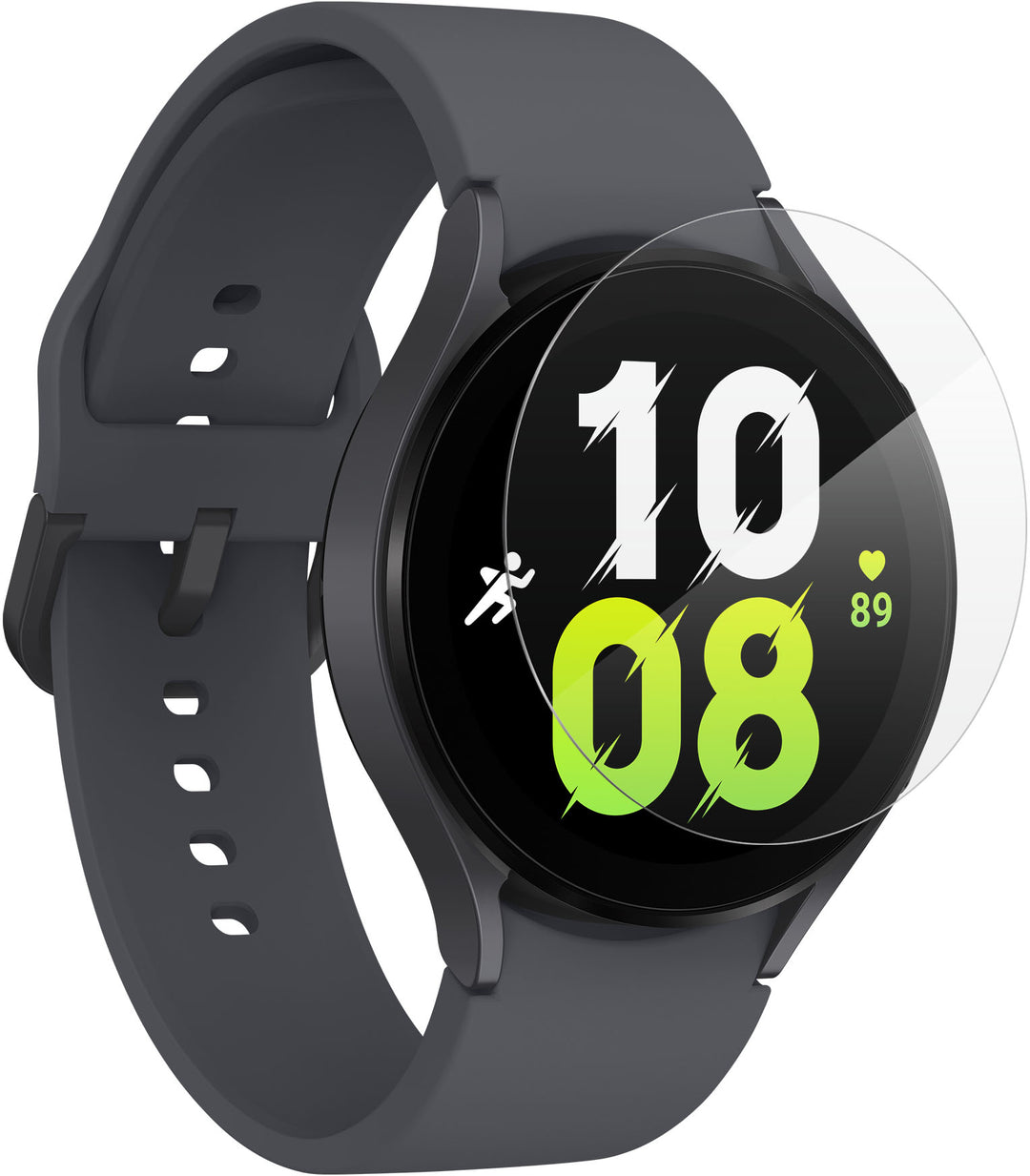 ZAGG - InvisibleShield GlassFusion+ Flexible Hybrid Screen Protector for Samsung Galaxy Watch5 2022 (Large)_0