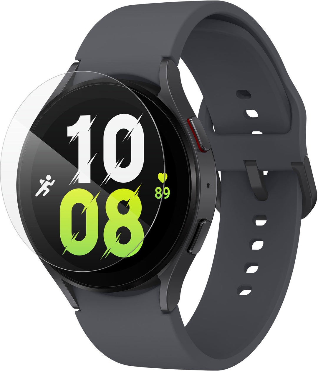 ZAGG - InvisibleShield GlassFusion+ Flexible Hybrid Screen Protector for Samsung Galaxy Watch5 2022 (Large)_1