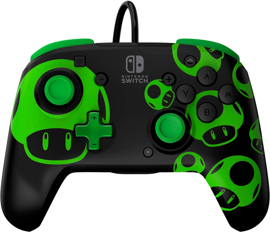 PDP - REMATCH Wired Controller: 1-Up Glow in the Dark_0
