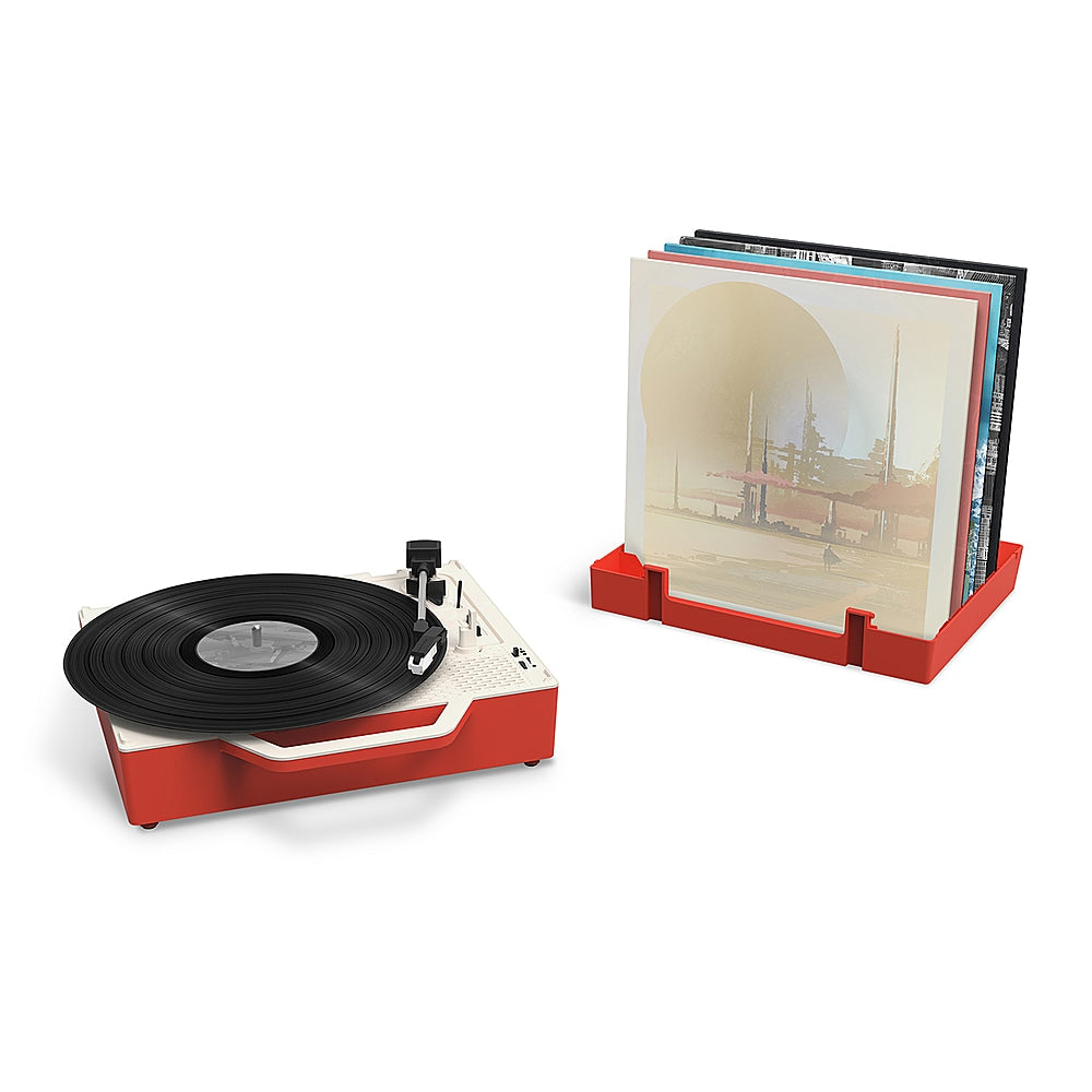Victrola - Re-Spin Sustainable Bluetooth Suitcase Record Player - Poinsettia Red_8