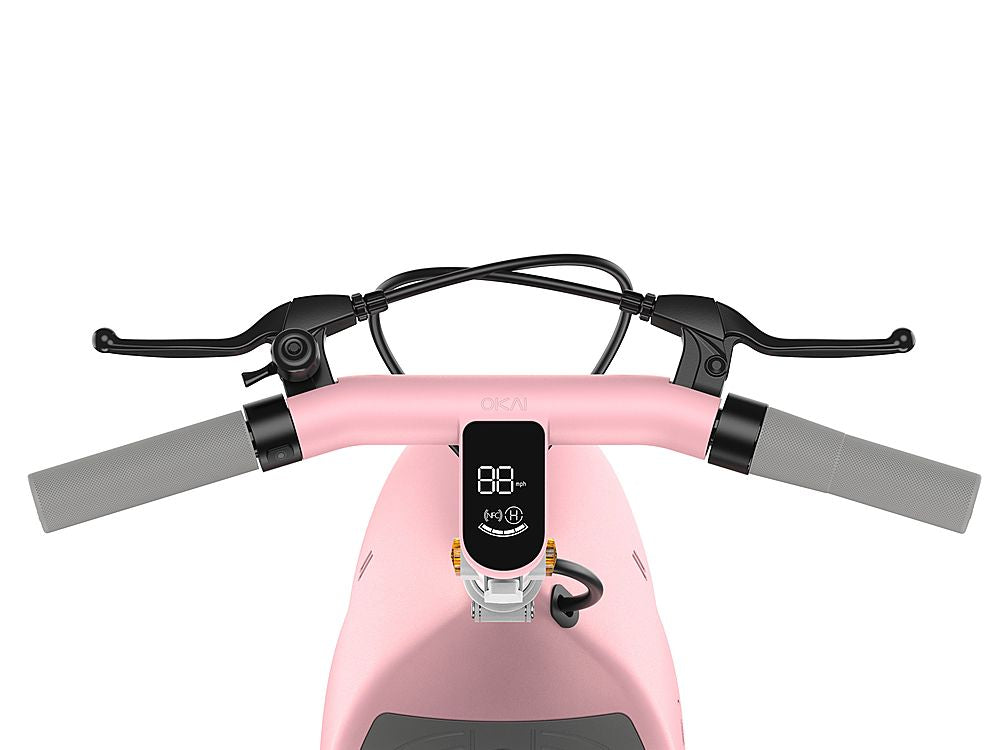 OKAI - Beetle Pro Electric Scooter with Foldable Seat - Pink - Pink_1
