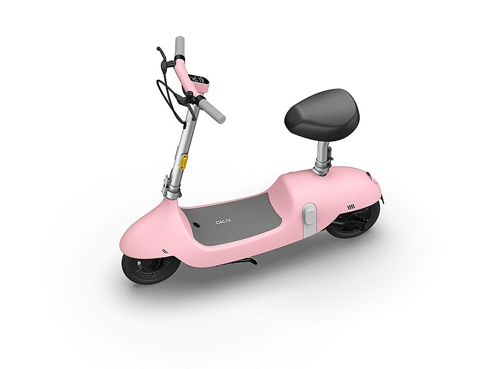OKAI - Beetle Pro Electric Scooter with Foldable Seat - Pink - Pink_6