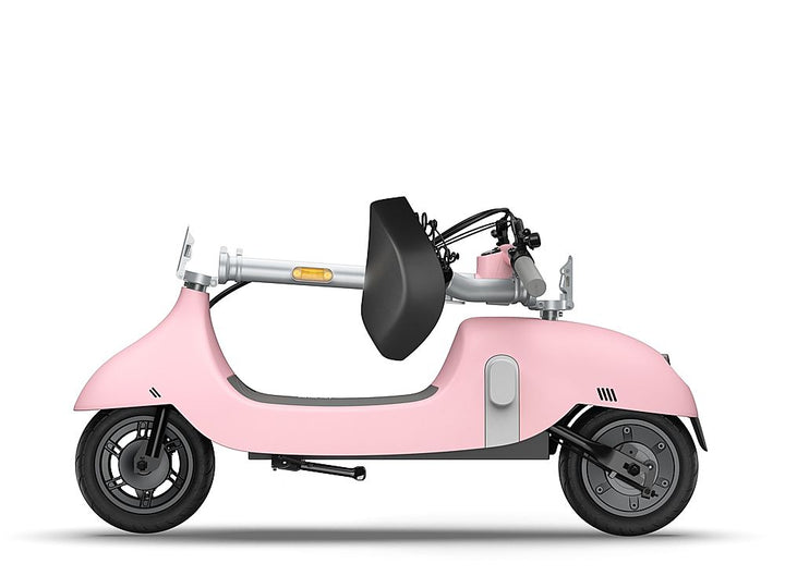 OKAI - Beetle Pro Electric Scooter with Foldable Seat - Pink - Pink_5