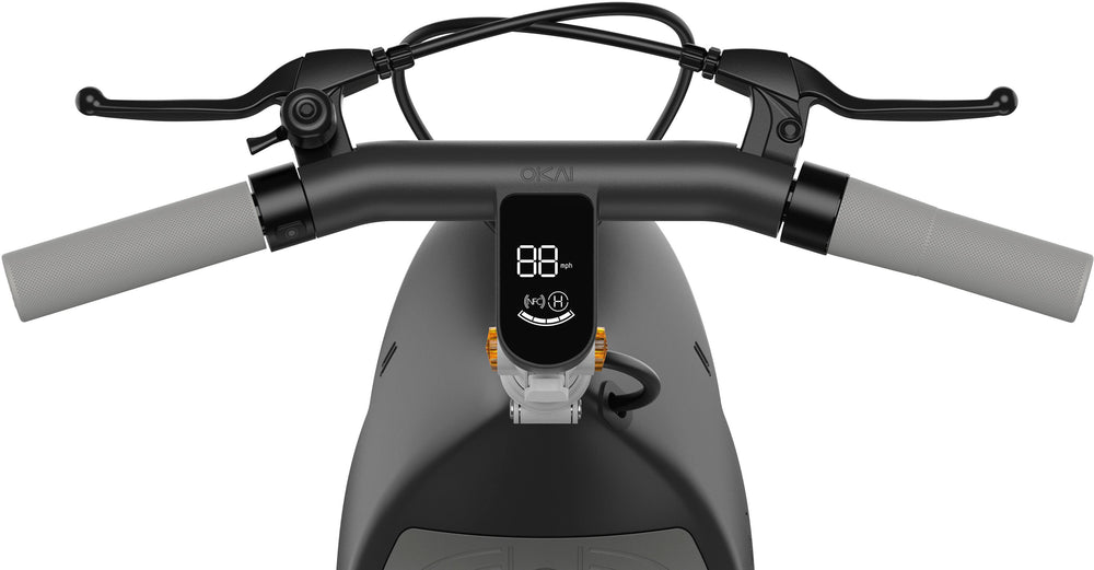 OKAI - Beetle Pro Electric Scooter with Foldable Seat - Black - Black_1