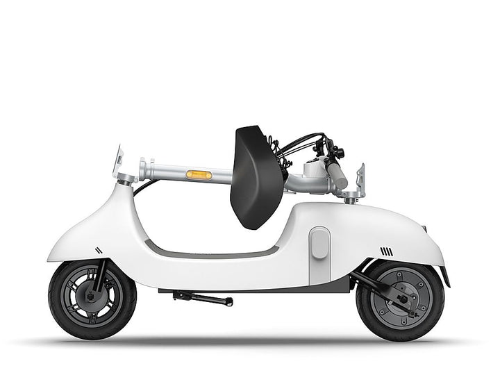 OKAI - Beetle Pro Electric Scooter with Foldable Seat - White - White_5