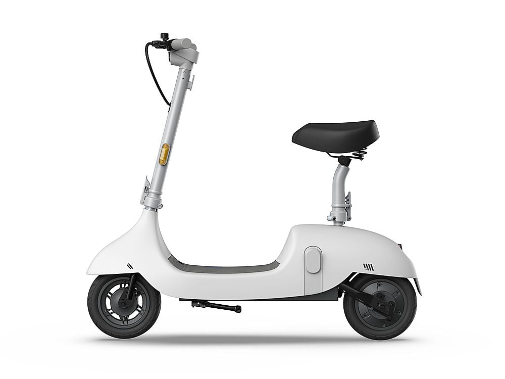 OKAI - Beetle Pro Electric Scooter with Foldable Seat - White - White_2