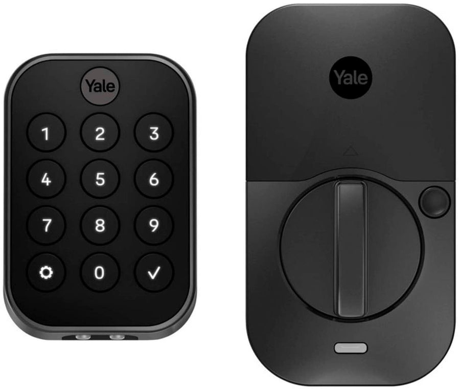 Yale - Assure Lock 2, Key-Free Pushbutton Lock with Wi-Fi - Black Suede_0