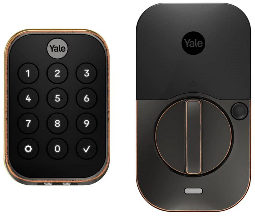 Yale - Assure Lock 2, Key-Free Pushbutton Lock with Bluetooth - Oil Rubbed Bronze_0