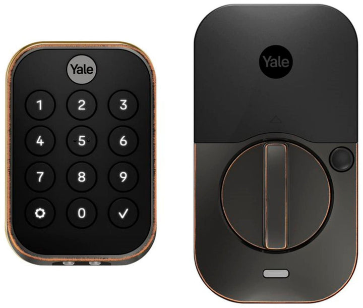 Yale - Assure Lock 2, Key-Free Pushbutton Lock with Wi-Fi - Oil Rubbed Bronze_0