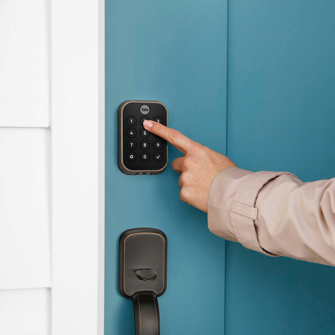 Yale - Assure Lock 2, Key-Free Pushbutton Lock with Wi-Fi - Oil Rubbed Bronze_5