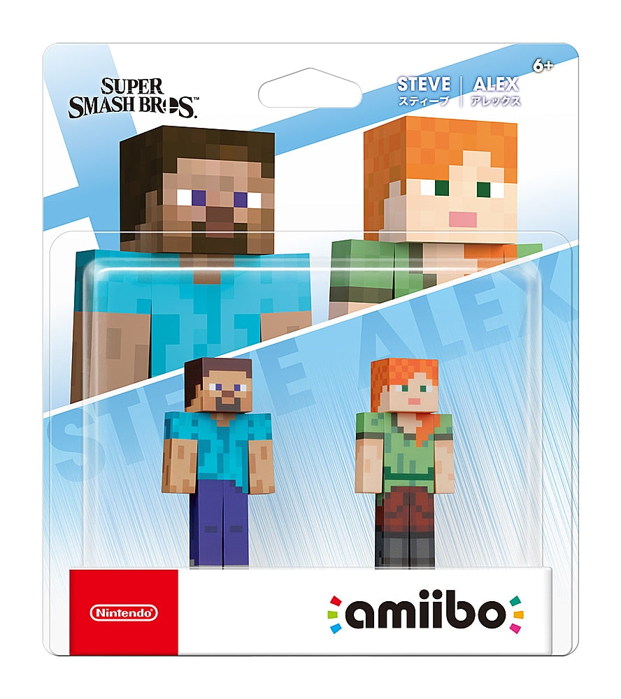 Nintendo - amiibo - Steve + Alex 2-pack  - Super Smash Bros. Series_0