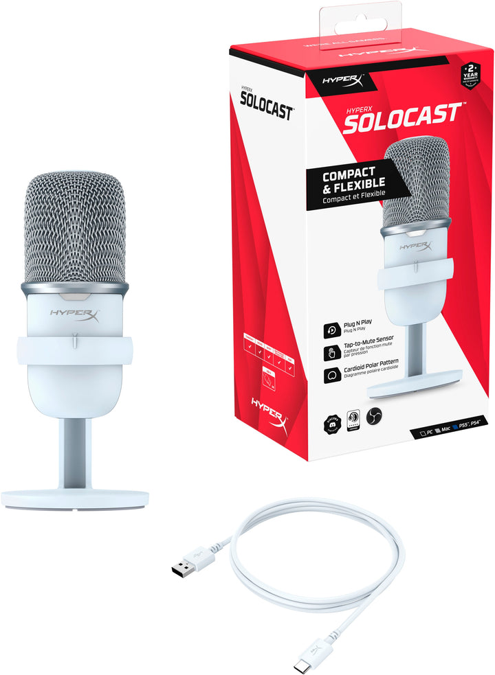 HyperX - SoloCast Wired Cardioid USB Condenser Gaming Microphone_4