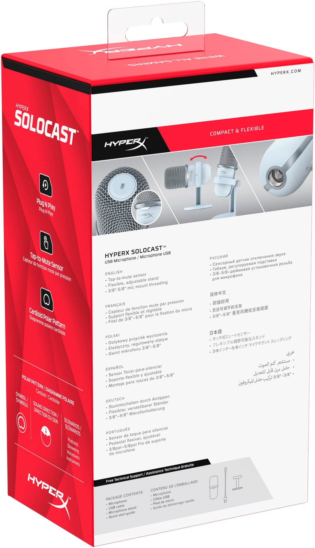 HyperX - SoloCast Wired Cardioid USB Condenser Gaming Microphone_3