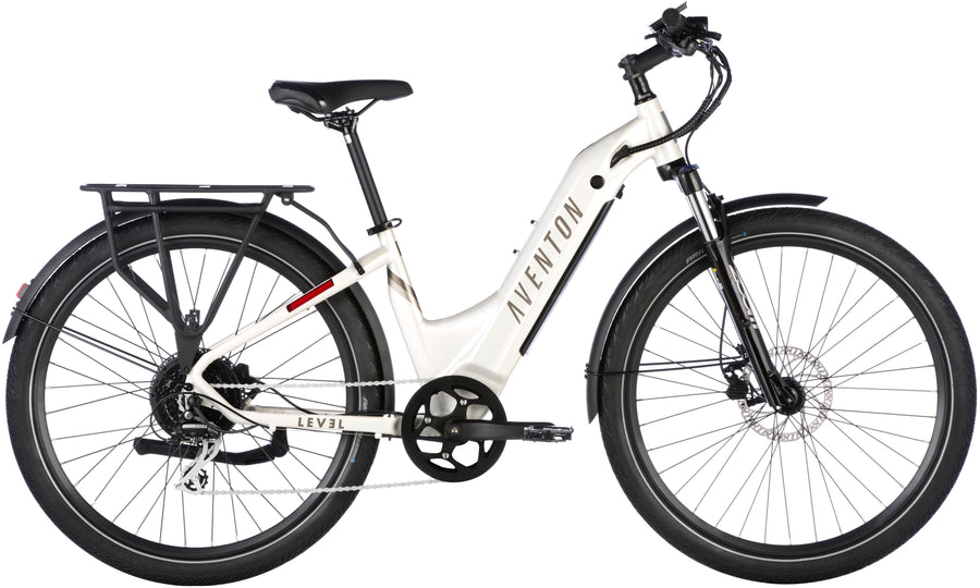Aventon - Level.2 Commuter Step-Through eBike w/ up to 60 miles Max Operating Range and 28 MPH Max Speed - Polar White_0