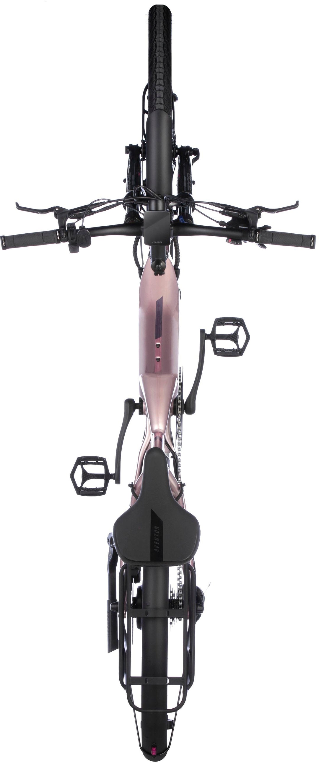 Aventon - Level.2 Commuter Step-Through eBike w/ up to 60 miles Max Operating Range and 28 MPH Max Speed - Himalayan Pink_7