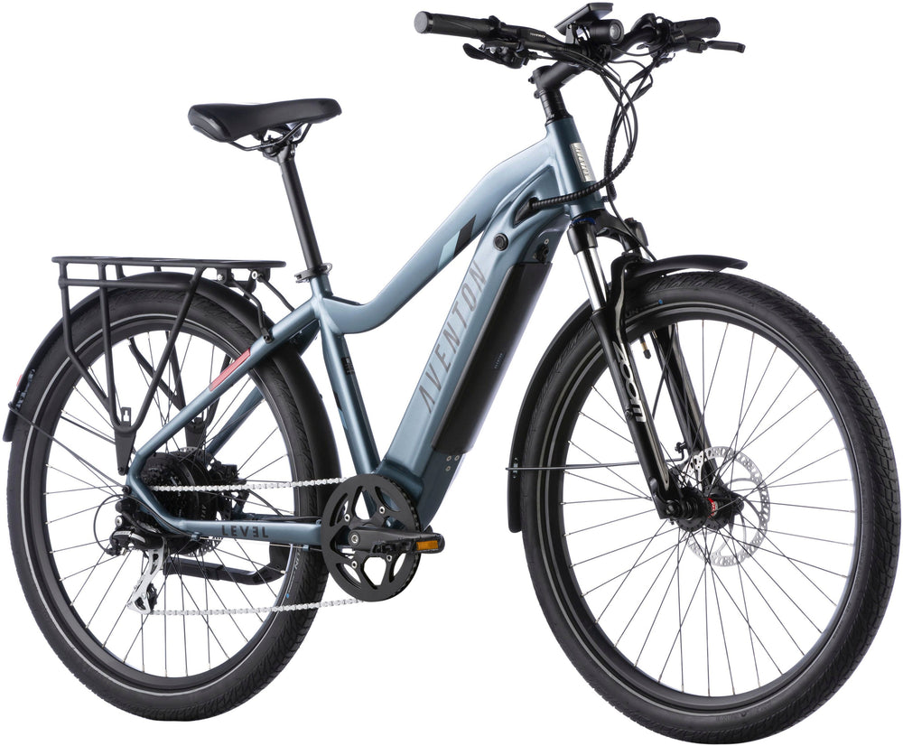 Aventon - Level.2 Commuter Step-Over eBike w/ up to 60 miles Max Operating Range and 28 MPH Max Speed - Glacier Blue_1