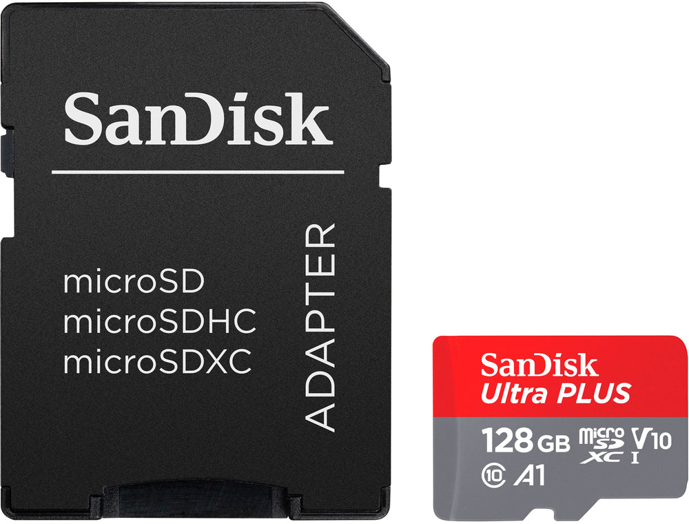 SanDisk - Ultra PLUS 128GB microSDXC UHS-I Memory Card_1