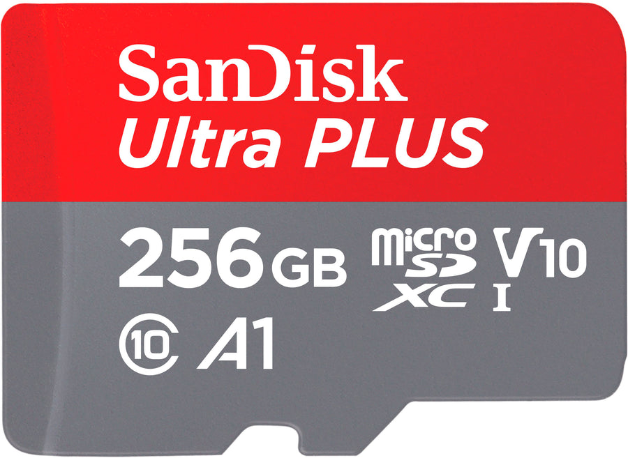 SanDisk - Ultra PLUS 256GB microSDXC UHS-I Memory Card_0