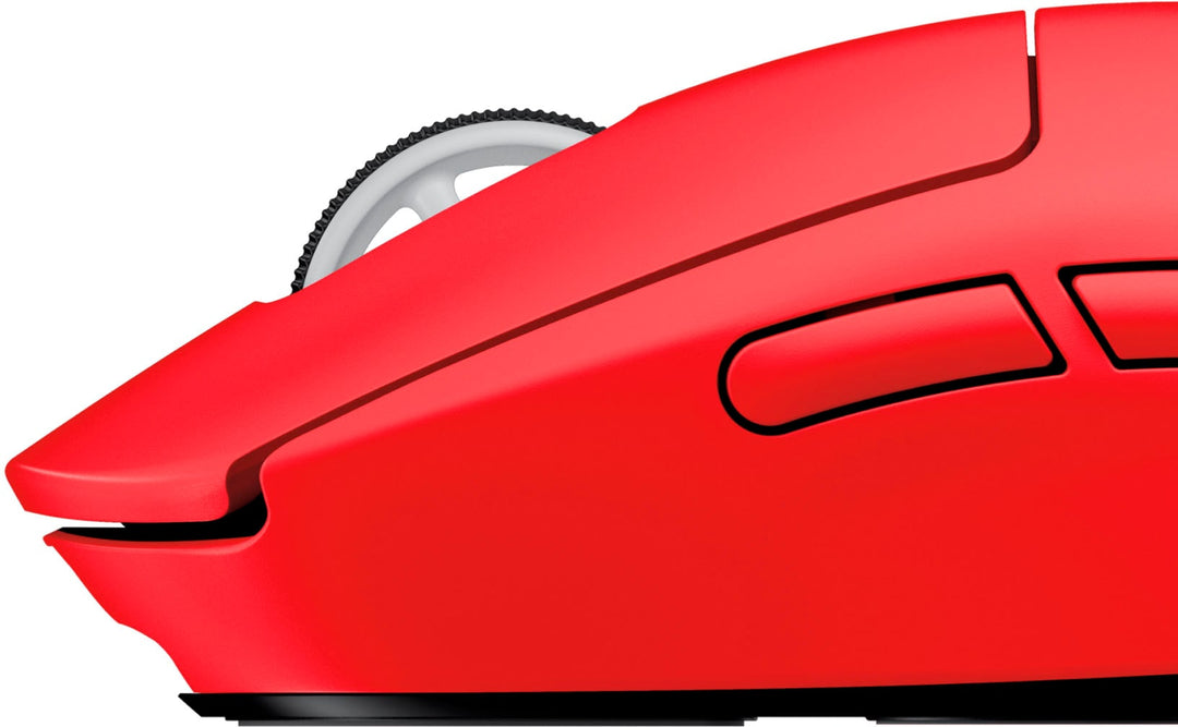 Logitech - PRO X SUPERLIGHT Lightweight Wireless Optical Gaming Mouse with HERO 25K Sensor - Red_4