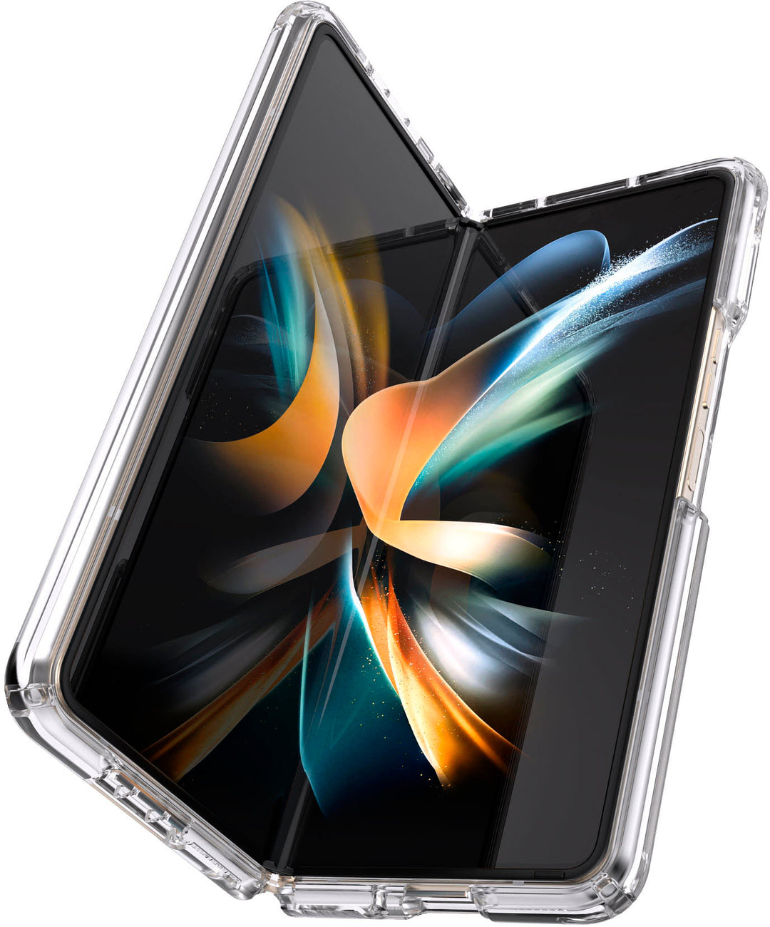 Speck - Presidio Perfect-Clear Case for Samsung Galaxy Z Fold4 - Clear_7