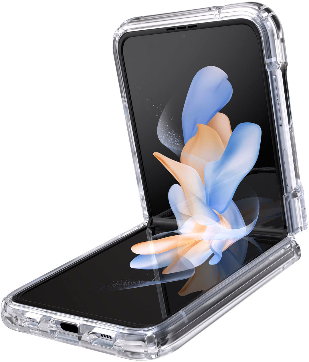 Speck - Presidio Perfect-Clear Case for Samsung Galaxy Z Flip4 - Clear_4