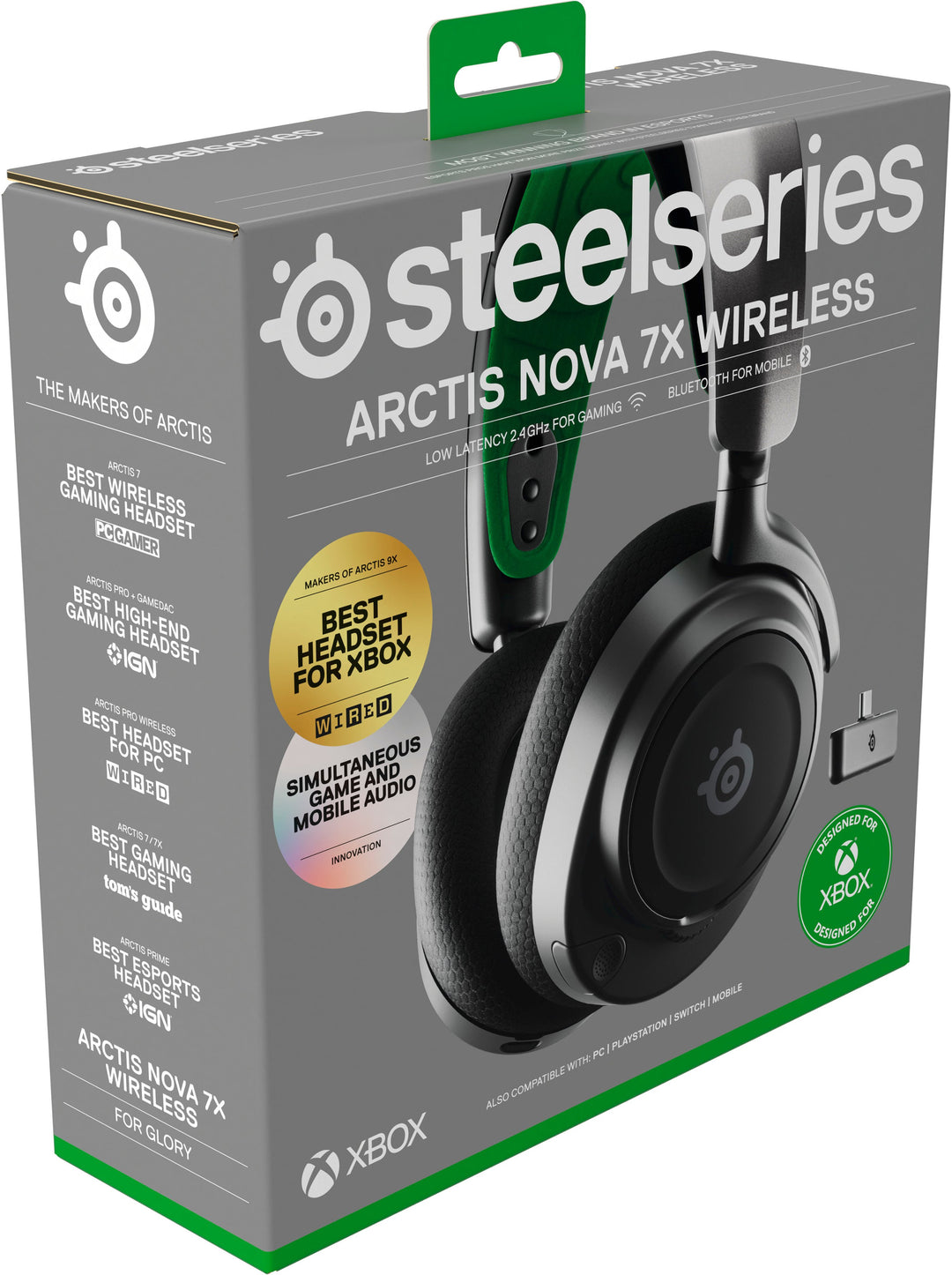 SteelSeries - Arctis Nova 7X Wireless Gaming Headset for Xbox Series X|S, and Xbox One - Black_9